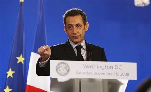 Conférence de presse de Nicolas Sarkozy au G20