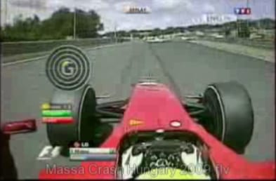 F1 : Le crash de Felipe Massa en Hongrie