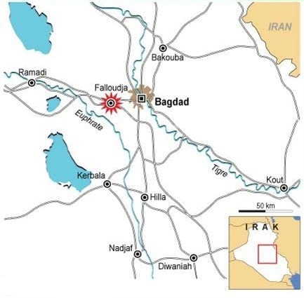 Irak : 5 policés morts suite à un attentat à Fallouja