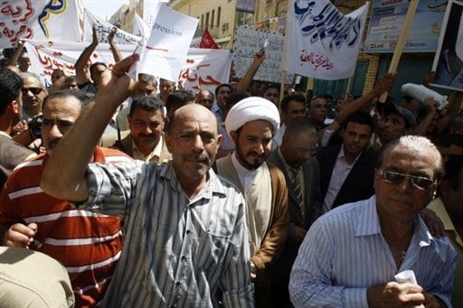 Irak : Les journalistes manifestent à Bagdad pour la liberté d&rsquo;expression