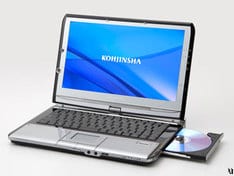 Kohjinsha EX : Ecran tactile pivotant et 2 webcams