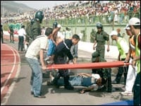 La violence dans les stades à fait rage cette saison