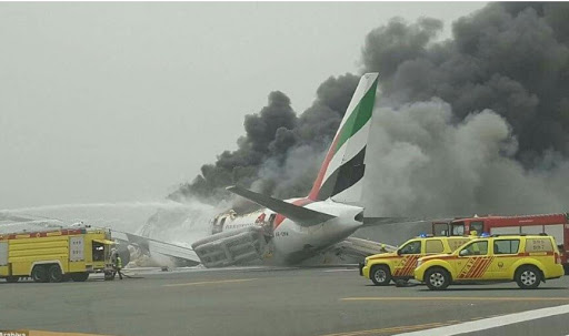 L’aéroport de Dubaï fermé après l’accident d’un avion à l’atterrissage