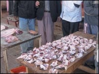 Laghouat : 5 boucheries fermées et 200 kg de viande saisis
