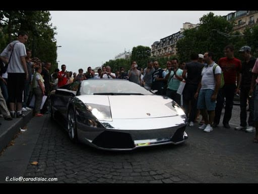 Lamborghini Murcielago Roadster Chromée et Fluo