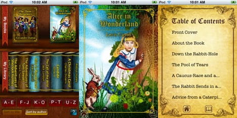 Le e-reader Classic2Go pour  iPhone