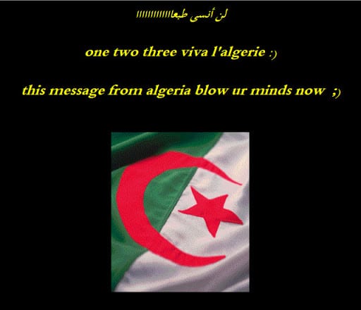 Le Site web du ministère égyptien de l&rsquo;information piraté par un Algérien