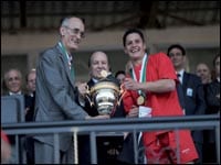 L&rsquo;émotion de Mahfoud Kerbadj, président du CRB