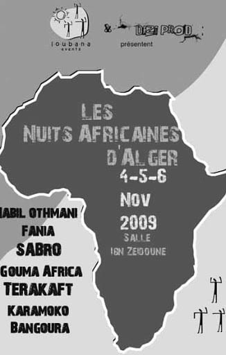 Les Nuits africaines d’Alger du 4 au 6 novembre