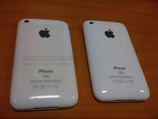 L’iPhone 3GS blanc se décolore sous la chaleur