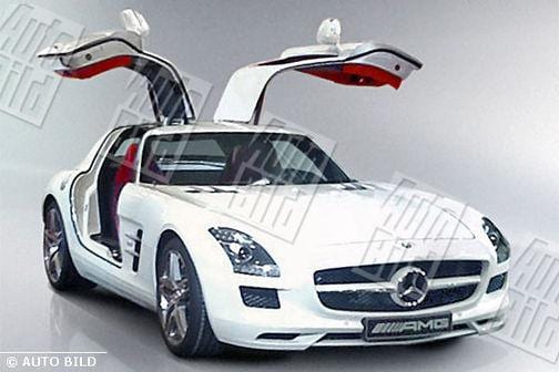 Mercedes SLS AMG : Maquillée, cette fois-ci