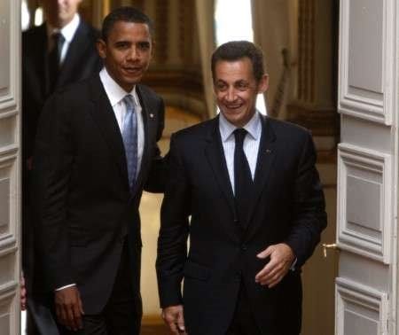 Obama et Sarkozy à Paris