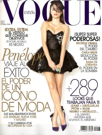 Penelope Cruz rayonnante pour Vogue Espagne