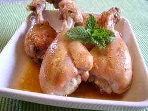 Pilons de poulet aux agrumes