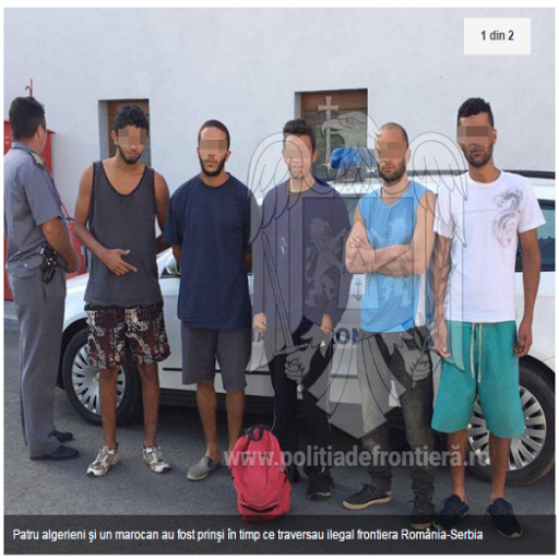 Quatre Algériens et un Marocain arrêtés à la frontière roumaine
