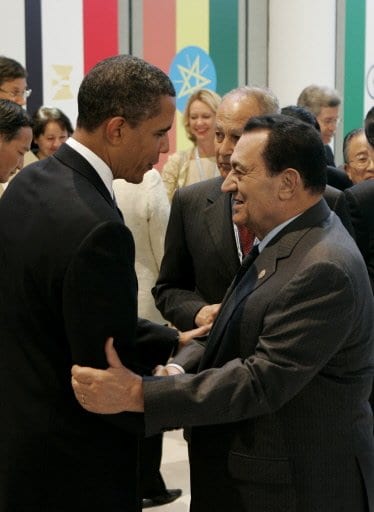 Rencontre de Obama et Moubarak pour discuter de la paix au Proche-Orient