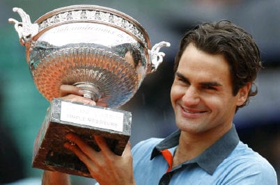 Roger Federer remporte le trophée des Mousquetaires