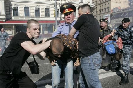 Russie : 20 personnes arrêtées à Moscou suite à une manifestation anti-poutine