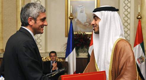 Sarkozy en visite à Abu Dhabi