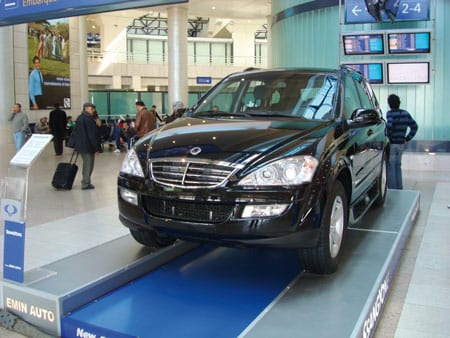 Showroom de SsangYong à l’aéroport Houari Boumedienne