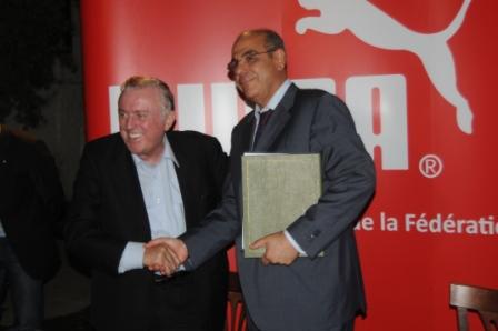 Signature d&rsquo;un accord de sponsoring entre de la FAF et PUMA