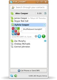 Skype 2.1 bêta rien que pour Linux