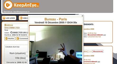 Surveiller son domicile en trois clics