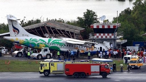 Thaïlande : Le vent serait la cause de l&rsquo;accident à l&rsquo;aéroport de Samui