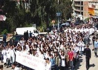 Tizi-Ouzou : Marche des étudiants de médecine