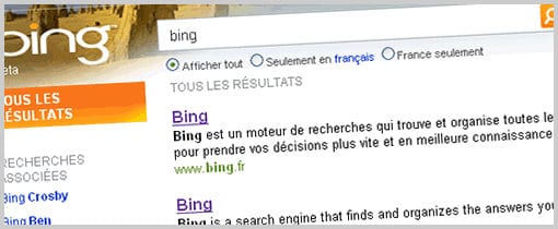 Twitter fait son entrée chez Bing