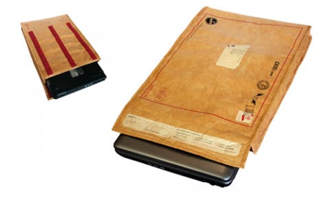 Un étui pour laptops en forme d&rsquo;enveloppe