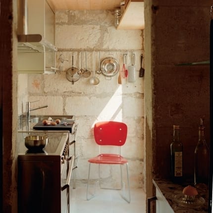 Une cuisine dans un bunker