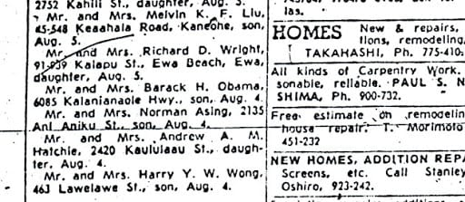 USA : Obama agacé par birthers au sujet de sa nationalité