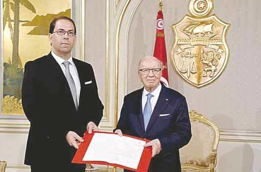 Youssef Chahed, chargé de former un gouvernement d&rsquo;union nationale