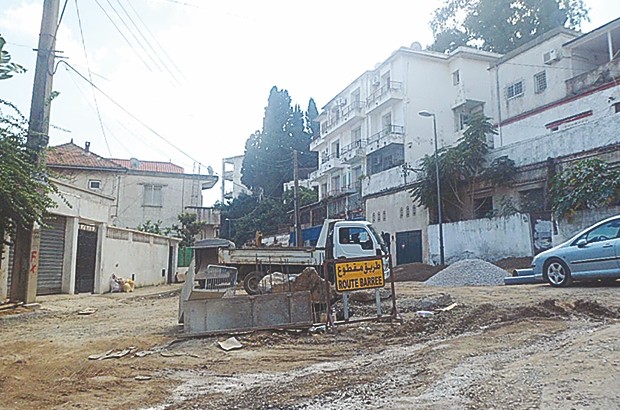 Réfection des chaussées à Alger-centre: Les travaux s’éternisent au quartier Blaise-Pascal
