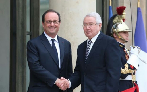 Bensalah reçu par le président Hollande