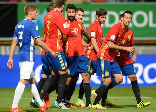 Eliminatoires CDM 2018 : L’Espagne fait un massacre face au Liechtenstein