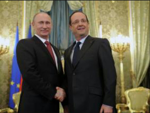 François Hollande exhorte son homologue russe à trouver une issue politique au conflit syrien