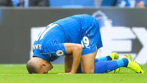 Slimani a conquis d’entrée le public du King Power Stadium !