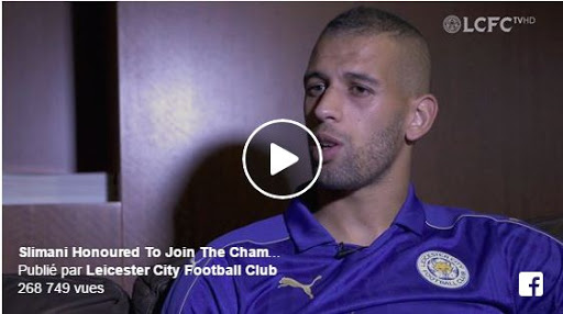 Vidéo/ Football: Slimani 5e joueur africain le plus cher après sa signature à Leicester City