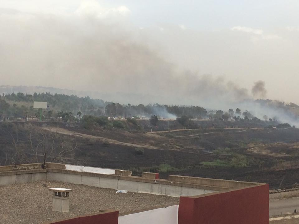 Gigantesque incendie à Dounia Parc Alger