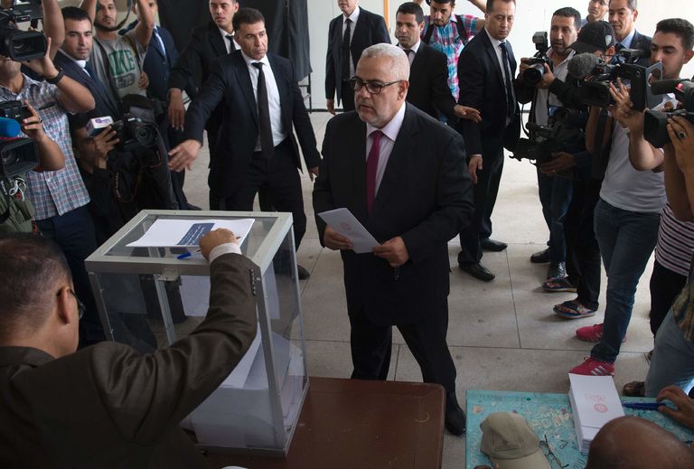 Les islamistes du PJD arrivent en tête des législatives du Maroc.