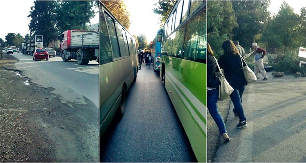 La RN 12 fermée par des manifestants à El Kseur