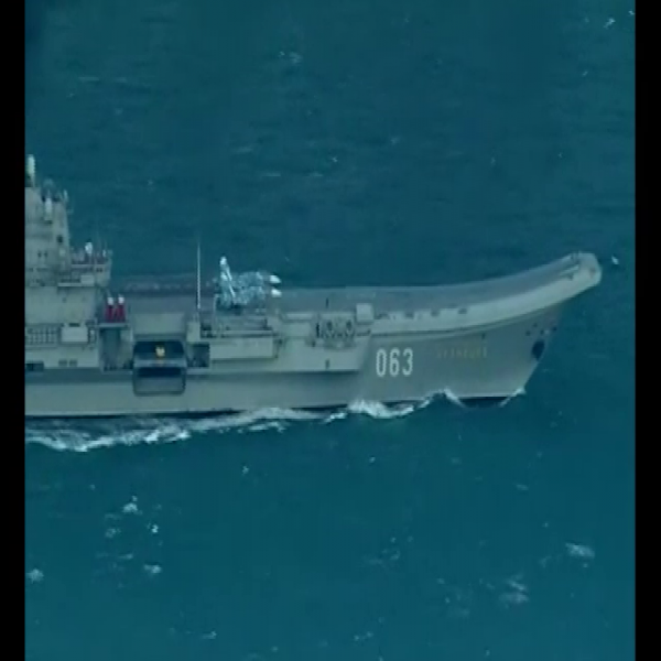 Le porte-avions russe a atteint les côtes algériennes