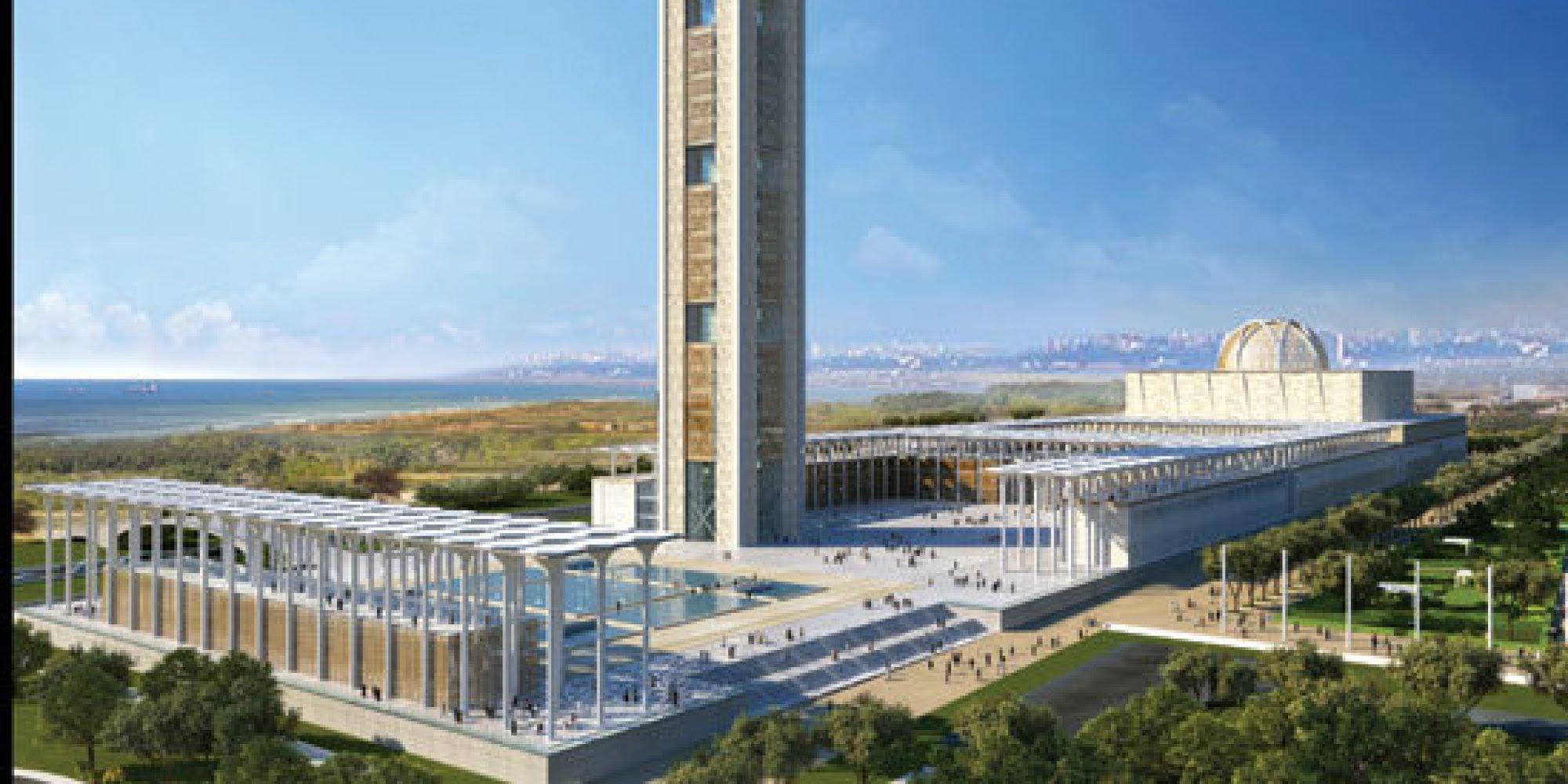 Grande mosquée d&rsquo;alger : Le président Bouteflika sur le chantier