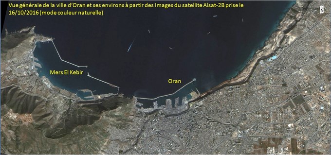 Premières images des satellites algériens Alsat-2B et Alsat-1B