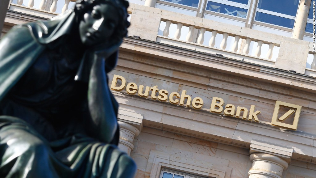 Allemagne: Le risque de faillite de la Deutsche Bank inquiète les marchés.