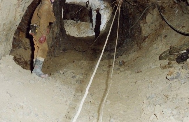 Éboulement dans une galerie de la mine de Boukaïd à Tissemsilt