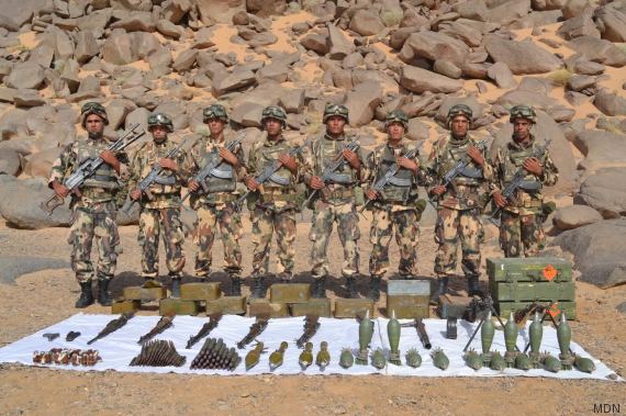 Bordj Badji Mokhtar: Un important lot d’armements et de munitions saisi.
