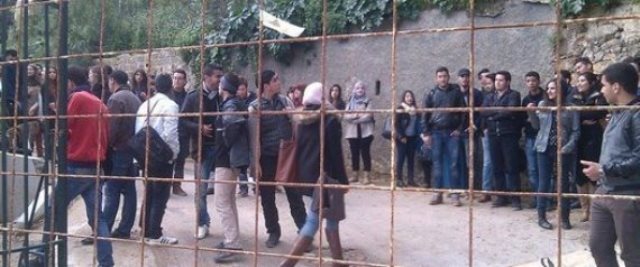 Protestation des étudiants des Beaux-Arts d’Alger